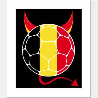 Belgium Football Halloween Posters and Art